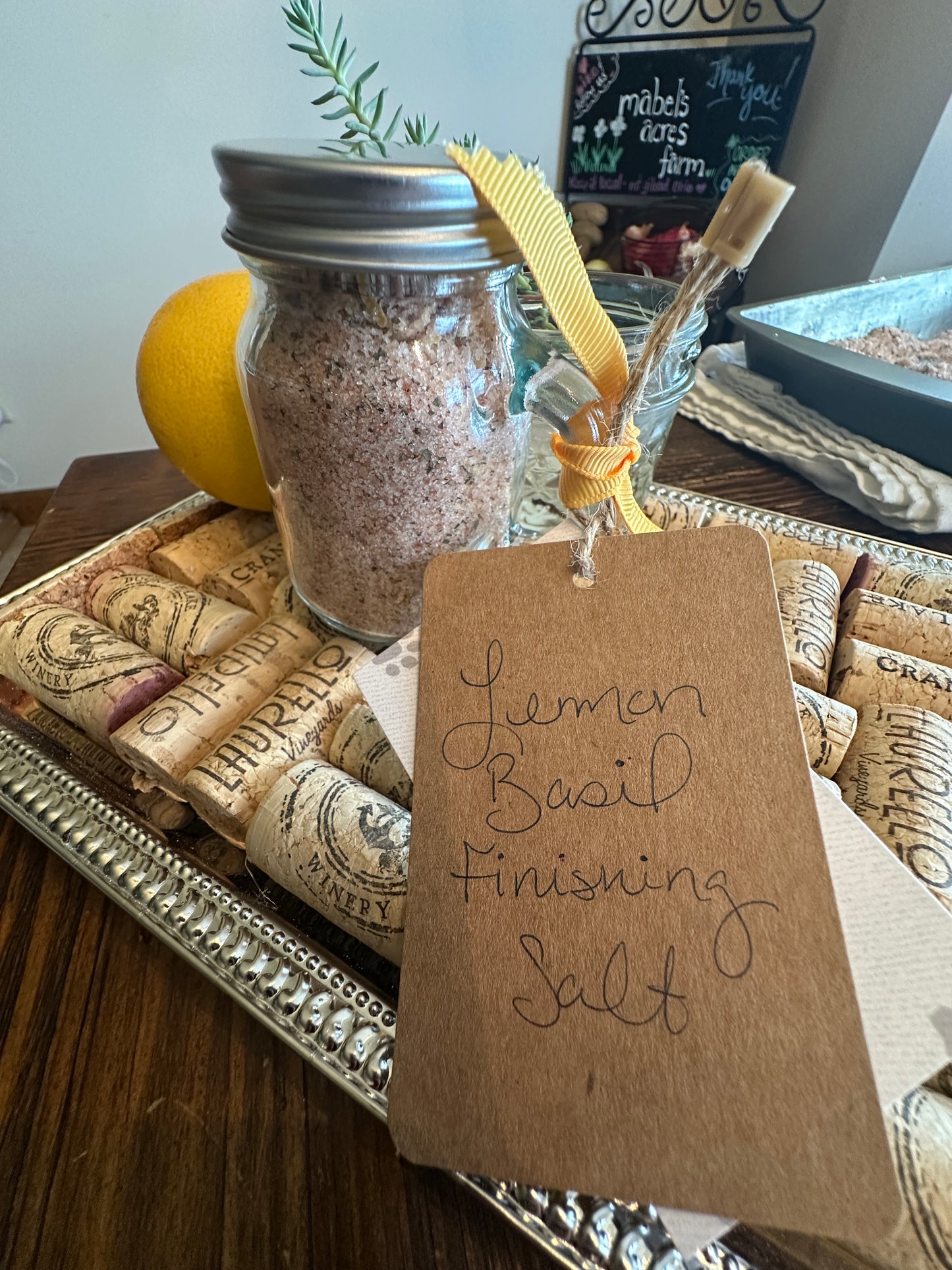 Lemon Basil Finishing Salt