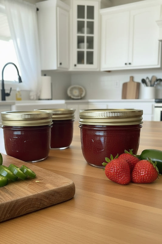Strawberry Jalapeno Jam - "Holy Jamapeño"