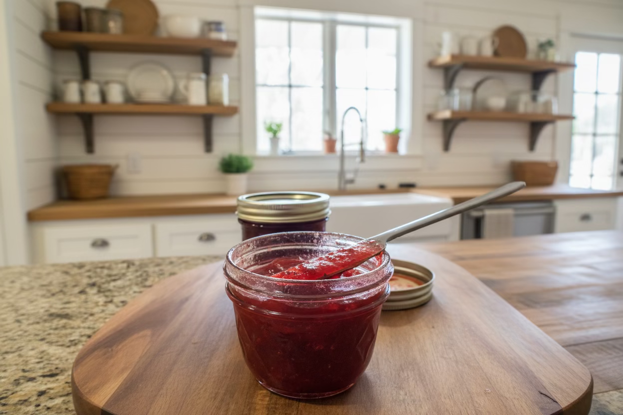 Cranberry Jalapeño Preserves